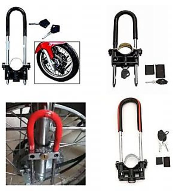 Bike front discount wheel lock price