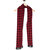 CHOKORE Men's Casual Red & Black color check Acrylic Woolen Muffler, Scarf & Stole for Winter.