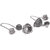 Zaveri Pearls Silver-Toned Bollyood Inspired Jhumki Earring-ZPFK6685