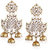 Zaveri Pearls Antique Gold Tone Dangling Jhumki Drops Earring-ZPFK6863