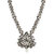 Zaveri Pearls Beautifully Designed Antique Silver Tone Goddess Temple Necklace Set-ZPFK6808