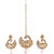 Zaveri Pearls Peacock Inspired Traditional Earring & Maangtikka Set-ZPFK6717