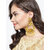Zaveri Pearls Bollywood Inspired Gold Tone Traditional Chandbali Earring-ZPFK6835
