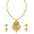 Zaveri Pearls Gold Tone Traditional Necklace Set-ZPFK6855