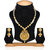 Zaveri Pearls Gold Tone Traditional Necklace Set-ZPFK6855