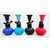 Metier 8 Inch Single Bulb Glass Ceramic Waterpipe Hookah- 1Pc (Assorted Color)