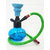 Metier 8 Inch Single Bulb Glass Ceramic Waterpipe Hookah- 1Pc (Assorted Color)