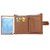 Tan Tri-fold Leatherite wallet