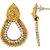 Asmitta Jewellery Gold Plated Gold Zinc Dangle Earrings For Women