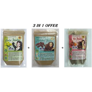 Buy Amla Reetha Shikakai Powder Online @ ₹220 from ShopClues