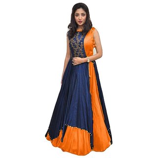 Shopclues party wear top gown