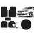 Autonity Anti Slip Noodle Car Floor Mats SET OF 5 Black  For Volkswagen Jetta