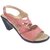 Khadim's Women's Peach,Pink Heels