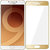 Kartik  Full Covred Tempered Glass,Full Screen Color Glass 2.5d For Samsung Galaxy C9 Pro - Golden