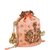 TARUSA Pink Blush Silk Embroidered Motif Potli For Women