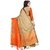 Nilampari orange cotton new design sarees