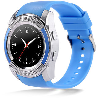 Bingo C6 Blue Smartwatch With Bluetooth and Sim Enabling Feature Support Android and IOS System