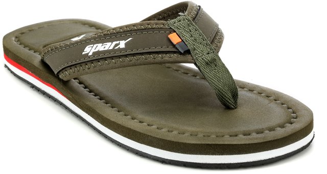 Buy Sparx Men SFG 48 Olive Red Flip Flops Online 449 from