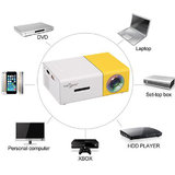 Callmate LED Mini Projector The Most Cost-efficient High Resolution LED Projector- White