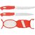 4 pcs Combo Of 2 Knives, 1 Peeler And 1 Vegetable Cutter (Assorted)