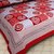 Dinesh Enterprises 1 Double Cottan Bed Sheet With Pilow Cover (Red Colour)