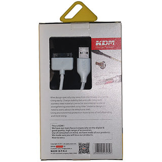Buy KDM Data Cable/ Charging Cable I phone 4/4s Standard Quality ...