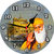 3d guru nanak dev swarn mandir wall clock