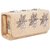 TARUSA Beige Suede Embroidered Motif Sling Bag For Women