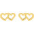 Asmitta Jewellery Gold Plated Gold Alloy Pendant With Chain  Earrings For Women