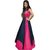 Dwarkesh Fashion pink Bangalore Silk Anarkali Gown Semi-Stitched Suit (pink punam)