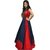 Dwarkesh Fashion red Bangalore Silk Anarkali Gown Semi-Stitched Suit (red punam)