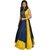 Dwarkesh Fashion yellow Bangalore Silk Anarkali Gown Semi-Stitched Suit (yellow punam)