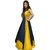 Dwarkesh Fashion yellow Bangalore Silk Anarkali Gown Semi-Stitched Suit (yellow punam)