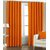Tejashwi traders Orange crush Window curtains set of 4 (4x5)