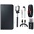 Samsung J7 2016 Version ( SM J710-F ) Flip Cover with Memory Card Reader, Selfie Stick, Digtal Watch, Earphones and USB Cable