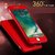 360 Degree Full Body Protection Front Back Case Cover (iPaky Style) with Tempered Glass for RedMi Note 4 (Red) + USB LED Light