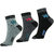 Neska Moda Men and Women 3 Pairs Multicolor Terry Cotton Ankle Length Socks S618