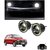 Trigcars Maruti Suzuki 800 Car High Power Fog Light With Angel Eye