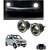Trigcars Maruti Suzuki Wagon R 2007 Car High Power Fog Light With Angel Eye