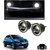 Trigcars Tata Nexon Car High Power Fog Light With Angel Eye