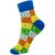 Neska Moda Premium Women 3 Pairs Cotton Ankle Length Socks Multicolor