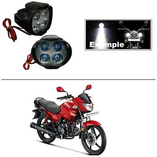 Buy Autostark 4 Led Small Circle Motorcycle Light Bike Fog Lamp