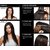 PARAM 3 Clip based Synthetic Straight Hair Extension Black Color