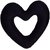 Heart Shape Donuts / Magic Black Donut Bun Former Shaper Hair Heart Styler Maker Tool (PARAM)