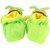 Neska Moda Baby Boys and Girls Soft Green Cotton Booties For 0 To 12 Month BT181
