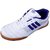 Port Men's White Squash Pu Badminton Shoes