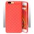 ECellStreet Texture Leather Pattern Soft Cusion Padding Case Back Cover For Comio S1 - Red