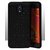 ECellStreet Texture Leather Pattern Soft Cusion Padding Case Back Cover For Comio C2 Lite - Black