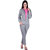 Vivid Bharti Women Pink Bone gray Hooded 3 PCS Track Suit