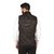 Wearza Men's Black Woven Cotton Blend Sleevless Rounded Bottom Nehru and Modi Jacket Ethnic Style For Party Wear, Sizes S-XXXL